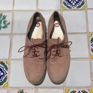 BP Oxford Style Blush Pink Shoe